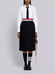 Thom Browne RWB Waistband Wool Skirt