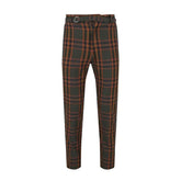 Plaid pants on a white background