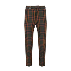 Plaid pants on a white background