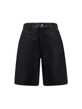 Black shorts on a white background