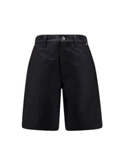 Black shorts on a white background