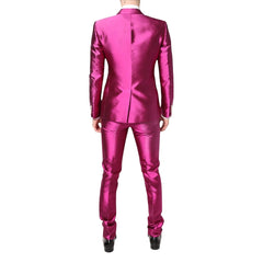 Pink suit on a white background