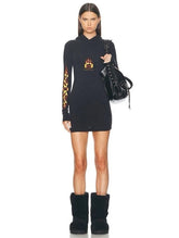 Balenciaga Hooded Mini Dress