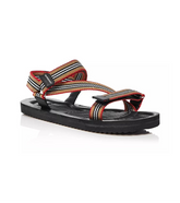Brown sandal on a white background