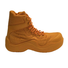 Bottega Veneta Men's Puddle Bomber Boots Tangerine
