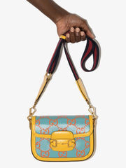 Gucci GG Calfskin Bi-Color Debossed Bag
