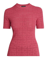 Red textured top on a light gray background