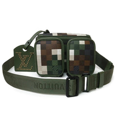 Louis Vuitton LV X Pharrell Williams Shoulder Bag Calfskin / Canvas Green