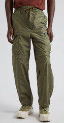 Moncler Grenoble Men's Convertible Cargo Pants Green