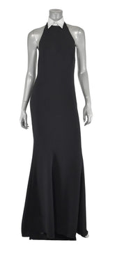 Ralph Lauren Purple Label Collection Black Silk Dress