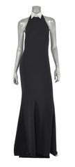Ralph Lauren Purple Label Collection Black Silk Dress