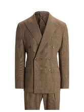 Ralph Lauren Purple Label Kent Prince of Wales Brown Pant Suit