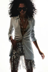 Tom Ford Silver Skirt - BNWT