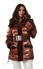 My Sunday Ski Shearling Pioneer Puffer Jacket