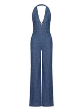 Valentino Garavani Chambray Denim Jumpsuit
