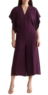 Valentino Garavani Silk V-Neck Jumpsuit