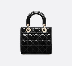 Dior Black Patent Calfskin Handbag