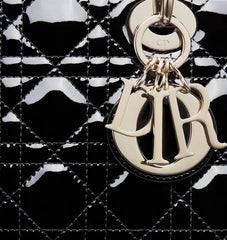 Dior Black Patent Calfskin Handbag