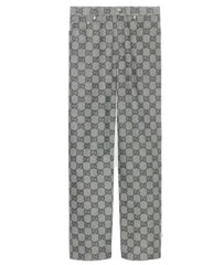 Gray patterned curtain on a white background
