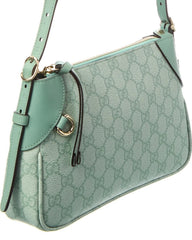 Gucci GG Emblem Leather Shoulder Bag
