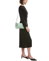 Gucci GG Emblem Leather Shoulder Bag