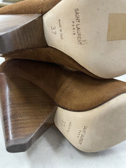 Yves Saint Laurent YSL Suede Twine Soho Niki 105 Thigh High Boots