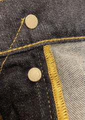 Alexander McQueen Dark Denim JeanSide Stripe Sample Made Italy
