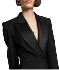 Alexander McQueen Black Cutout Back Jumpsuit