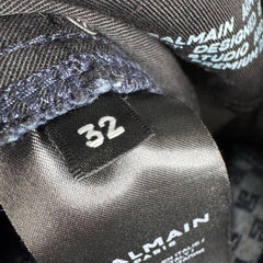 Balmain Monogram Denim Jeans