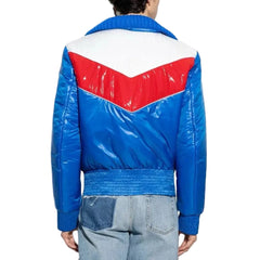 Balmain Men's Multi-Cut Retro Nylon Puffer Jacket NWT