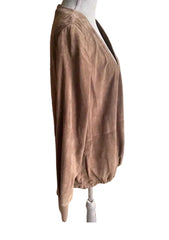 Brunello Cucinelli Women's Suede Wrap Around Jacket
