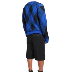 Burberry Argyle-Checkered Wool Cardigan