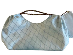 Chanel CC Coco Cabas Beach Tote Hobo Denim Shoulder Bag