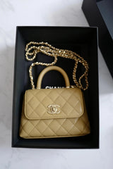 Chanel CC 25B Nano Coco Handle Bag