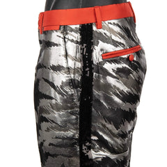 Dolce & Gabbana Animal Print Sequin Double Breasted Suit