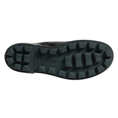 The treaded black rubber outsole of a Dolce & Gabbana boot, shown from a top-down view against a plain white background.