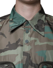 Dolce & Gabbana Camouflage Button Down Shirt