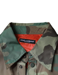 Dolce & Gabbana Camouflage Button Down Shirt