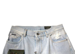 Dolce & Gabbana Cargo Straight Denim Jeans