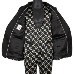 Dolce & Gabbana 3 Piece MARTINI Crystal Heart Pant Suit