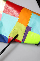 Dolce & Gabbana Multicolor Biker Jacket