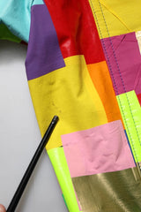 Dolce & Gabbana Multicolor Biker Jacket