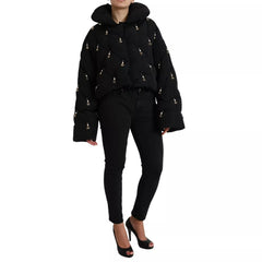 Dolce & Gabbana DG Embellished Quilted Shell Jacket