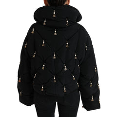 Dolce & Gabbana DG Embellished Quilted Shell Jacket