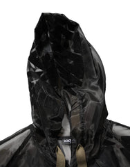 Dolce & Gabbana Hooded Black Camouflage Jacket