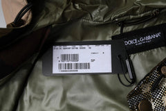 Dolce & Gabbana Multicolor Patchwork Hooded Vest