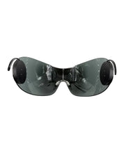 Dior Sport 1 KJ1VA Y2k Black-Silver Mask Shield Wrap Sunglasses Frame