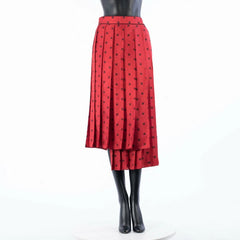 Fendi FF Karligraphy Pleated Skirt