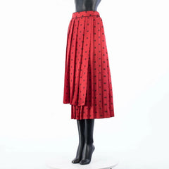 Fendi FF Karligraphy Pleated Skirt
