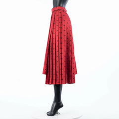 Fendi FF Karligraphy Pleated Skirt